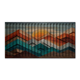Elaris – 3D Carved Wood Wall Art - Textured Horizontal Wall Decor