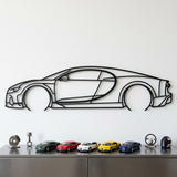 Bugatti Tourbillon 2026 Black Metal Car Wall Art