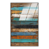 Artelis Vertical Glass Wall Art - Tempered Glass Rectangular Wall Decor