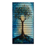 Nocturne – 3D Carved Wood Wall Art - Textured Vertical Wall Decor - Tree Of Life