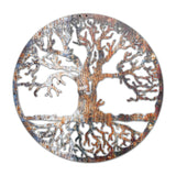 Old Tree Vibrant 3D Metal Wall Art – Laser Cut, UV Printed & Powder Coated Colorful Decor