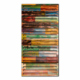 Classy – 3D Carved Wood Wall Art - Textured Vertical Wall Decor