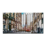 Paris Streets – 3D Carved Wood Wall Art - Textured Horizontal Wall Decor