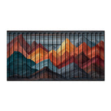 Oryza – 3D Carved Wood Wall Art - Textured Horizontal Wall Decor