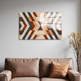 Relic Panoramic Tempered Glass Wall Art - Horizontal Rectangular Wall Decor