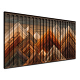 Mureya – 3D Carved Wood Wall Art - Textured Horizontal Wall Decor