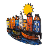 Quay Metal Wall Art – Laser Cut, UV Printed & Powder Coated Colorful Decor