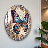 Nova Round Glass Wall Art - Tempered Glass Circle Wall Decor