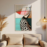 Coastal Portrait Vertical Glass Wall Art - Tempered Glass Rectangular Wall Decor