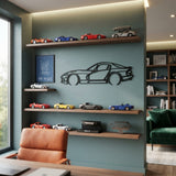 Dodge Viper GTS 1996 Black Metal Car Wall Art