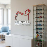 Circuit de Monaco Formula One Metal Race Map – Monaco Flag Wall Art