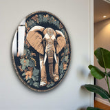 Lumin Round Glass Wall Art - Tempered Glass Circle Wall Decor