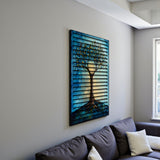 Nocturne – 3D Carved Wood Wall Art - Textured Vertical Wall Decor - Tree Of Life