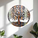 Tree Of Art M2 - Tree of Life Wood Wall Art  - Modern Nature Home Decor
