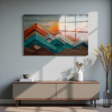 Elaris Panoramic Tempered Glass Wall Art - Horizontal Rectangular Wall Decor