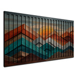 Elaris – 3D Carved Wood Wall Art - Textured Horizontal Wall Decor