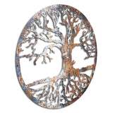 Old Tree Vibrant 3D Metal Wall Art – Laser Cut, UV Printed & Powder Coated Colorful Decor