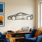 McLaren 750S 2024 Black Metal Car Wall Art
