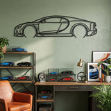 Bugatti Tourbillon 2026 Black Metal Car Wall Art