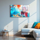 Far Away Panoramic Tempered Glass Wall Art - Horizontal Rectangular Wall Decor