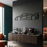 Pagani Utopia 2022 Black Metal Car Wall Art