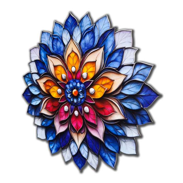 Color Bloom Vibrant 3D Metal Wall Art – Laser Cut, UV Printed & Powder Coated Colorful Decor