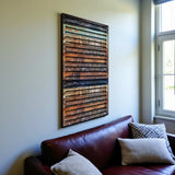 Cove – 3D Carved Wood Wall Art - Textured Vertical Wall Decor