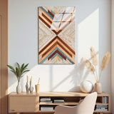 Enjoy Vertical Glass Wall Art - Tempered Glass Rectangular Wall Decor