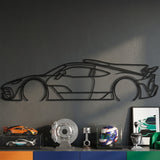 Mercedes-AMG ONE 2022 Black Metal Car Wall Art
