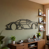 Aston Martin Valkyrie 2026 Black Metal Car Wall Art