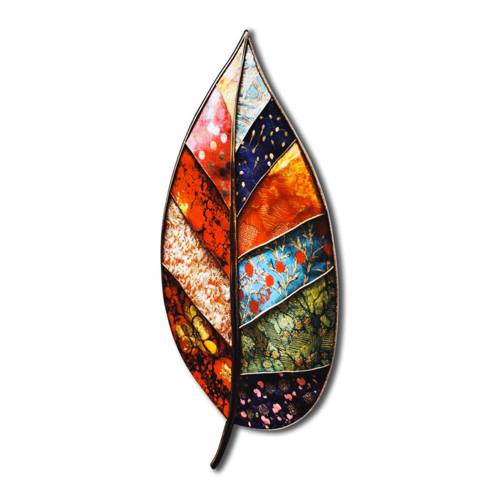Art Leaf Vibrant 3D Metal Wall Art – Laser Cut, UV Printed & Powder Coated Colorful Decor