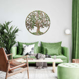 Wood Tree - Tree of Life Wood Wall Art  - Modern Nature Home Decor