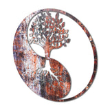 Yinyang M1 Tree Of Life Vibrant Metal Wall Art – Laser Cut, UV Printed & Powder Coated Colorful Decor