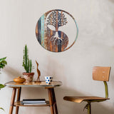 Yinyang M3 Tree Of Life Vibrant Metal Wall Art – Laser Cut, UV Printed & Powder Coated Colorful Decor
