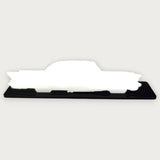 1957 Chevrolet Bel Air (1) Metal Car Wall Art, Color 2D Diecast Car Decor, Silhouette Metal Wall Art, Gift For Car Lovers, Detailed Color Metal Car