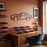 Chevrolet Camaro Z28 1969 Black Metal Car Wall Art
