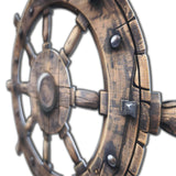 Rustic Helm Vibrant Metal Wall Art – Laser Cut, UV Printed & Powder Coated Colorful Decor