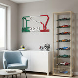 Autódromo Hermanos Rodríguez Formula One Metal Race Map – Mexico Flag Wall Art