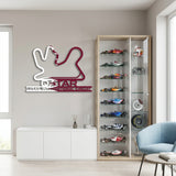 Lusail International Circuit Formula One Metal Race Map – Qatar Flag Wall Art