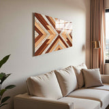 Upscale Panoramic Tempered Glass Wall Art - Horizontal Rectangular Wall Decor