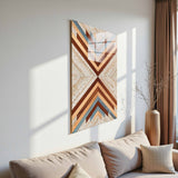 Enjoy Vertical Glass Wall Art - Tempered Glass Rectangular Wall Decor