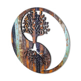 YinYang M3 - Tree of Life Wood Wall Art  - Modern Nature Home Decor