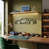 Bugatti Tourbillon 2026 Black Metal Car Wall Art
