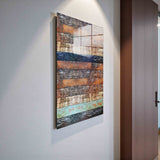 Cove Vertical Glass Wall Art - Tempered Glass Rectangular Wall Decor