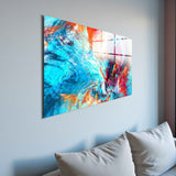 Far Away Panoramic Tempered Glass Wall Art - Horizontal Rectangular Wall Decor