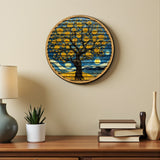 Prosper Tree Of Life Wall Decor – Round 3D Carved Wood Wall Art