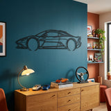 Aston Martin Valhalla 2025 Black Metal Car Wall Art