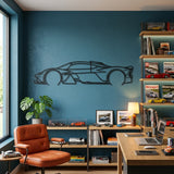 Aston Martin Valkyrie 2026 Black Metal Car Wall Art