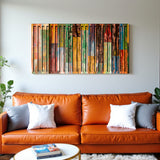 Classy – 3D Carved Wood Wall Art - Textured Horizontal Wall Decor