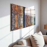 Cove Panoramic Tempered Glass Wall Art - Horizontal Rectangular Wall Decor